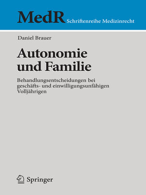 cover image of Autonomie und Familie